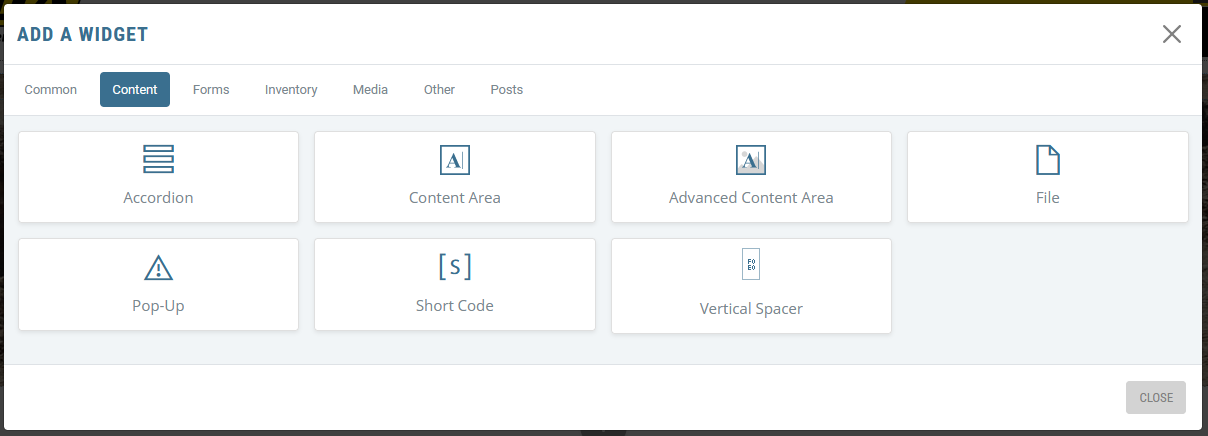 Connent widgets